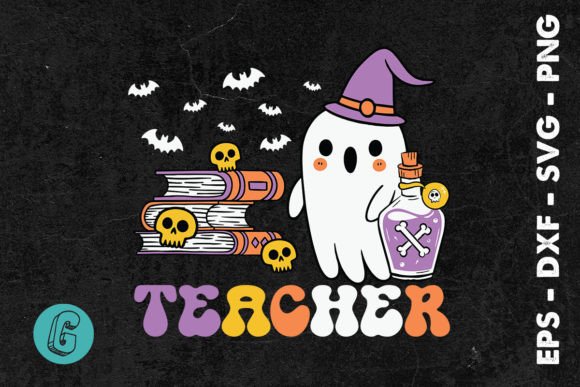 Halloween Teacher Boo SVG: Graphics & Print Templates