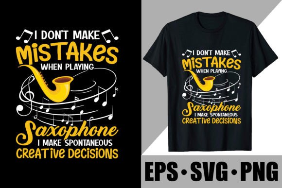 Saxophone Graphics for T-Shirt Designs
