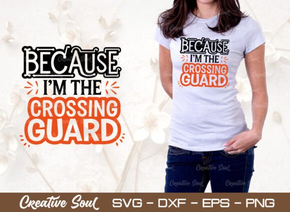 School Crossing Guard SVG: Graphics for T-Shirt Designs