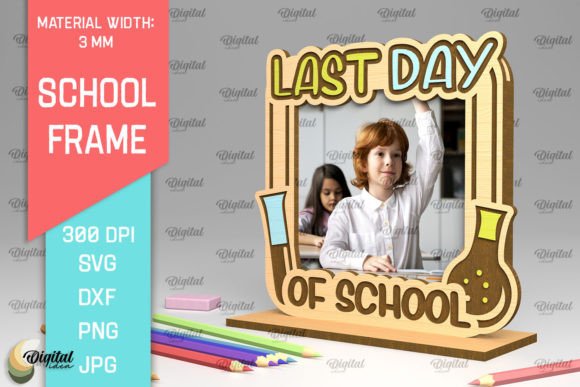 School Frame: Laser Cutting for Home Decor