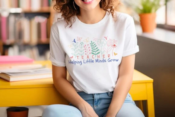 Teacher Appreciation Little Minds SVG: Graphics for T-Shirt Designs