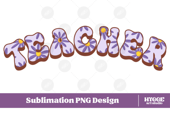 Teacher Png Flowers School Kids Daisy: Graphics & Illustrations