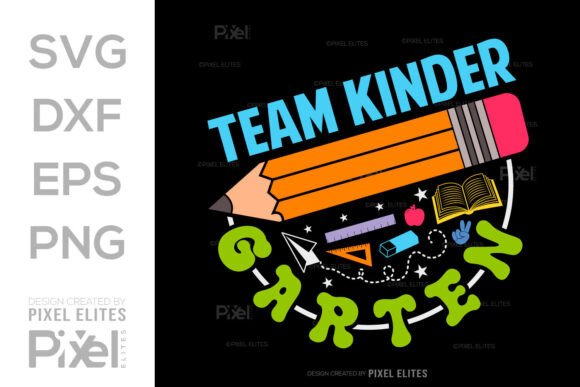 Team Kinder Garten SVG: Graphics for T-Shirt Designs